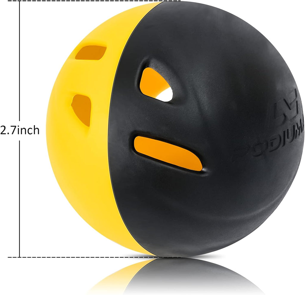 Impact Limited Flight Practice Baseballs for Kids, 12 Pack, Yellow