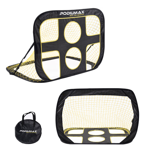2 in 1 Pop Up Soccer Goal for Kids, Perfect for Pickup/Scrimmage Game