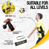 PodiuMax Solo Volleyball Training Equipment Aid, Improve Serving, Setting & Spiking Skills, for Beginners and Pro