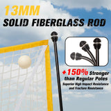 PodiuMax Lacrosse Goal 6x6x7FT, with Upgrade Square Steel Frame Base, Foldable Lacrosse Goal Net with Carry Bag, Portable Lacrosse Net for Backyard Field Outdoor for Youth & Adults
