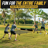 PodiuMax Outdoor Family Game Table Tennis Table, Portable Ping Pong/Pickleball/Volleyball Sport Net, Outdoor Game Set for Adults and Family, Ping Pong Tables for Backyard & Beach & Park