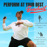 PodiuMax Plyometric Weighted Baseballs 6 Pack, 32, 21, 14, 7, 5, and 3.5oz Plyo Balls, Weighted Baseballs for Hitting & Pitching, Softball & Baseball Training