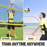 PodiuMax Solo Volleyball Training Equipment Aid, Improve Serving, Setting & Spiking Skills, for Beginners and Pro