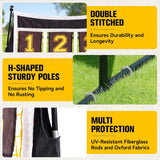 PodiuMax Baseball & Softball Pitching Net, 9 Hole Target Net with Strike Zone, Large Ball Collection System, Solo Practice for Backyard Park Field, Portable Baseball Throwing Trainer with Carry Bag