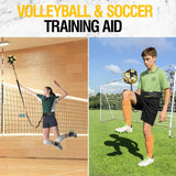 PodiuMax Solo Volleyball Training Equipment Aid, Improve Serving, Setting & Spiking Skills, for Beginners and Pro