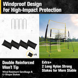 PodiuMax Volleyball Practice Net, 11x8FT Volleyball Training Equipment Easily Adjustable Height, Training Net for Serving Setting Spiking, Volley Ball Net for Backyard Indoor Outdoor