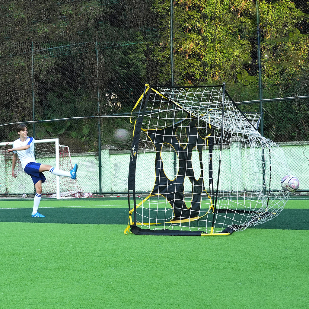 12' x 6' Soccer Goal Target Nets with Highlighted Scoring Zones ...