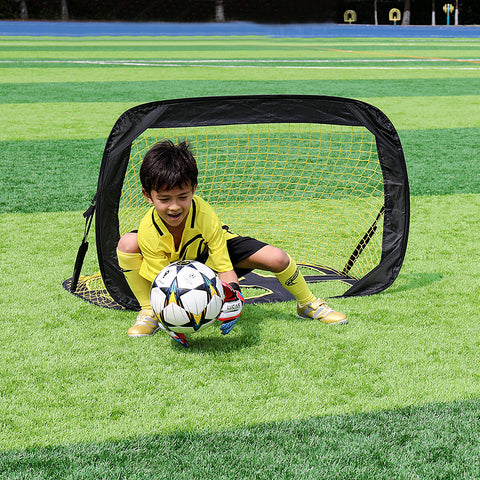 NET PLAYZ Soccer goals Soccer Net - Kids Pop-up Football goals